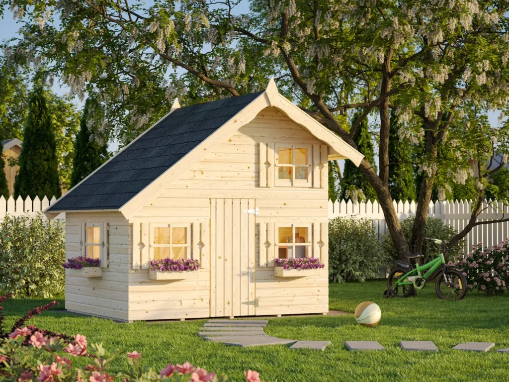 Cabane enfant - Palmako - TOM 3,7 m² - 16+32mm