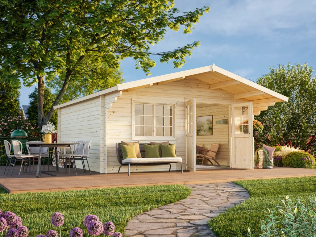 Abris traditionnels - Palmako - BRITTA 19,7 m² - 40mm