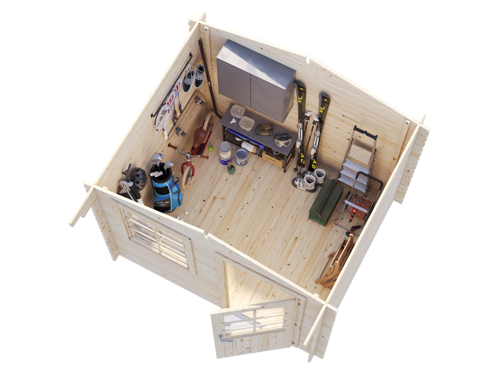 Abris traditionnels - Palmako - EMMA 4,6 m² - 28mm – Image 3