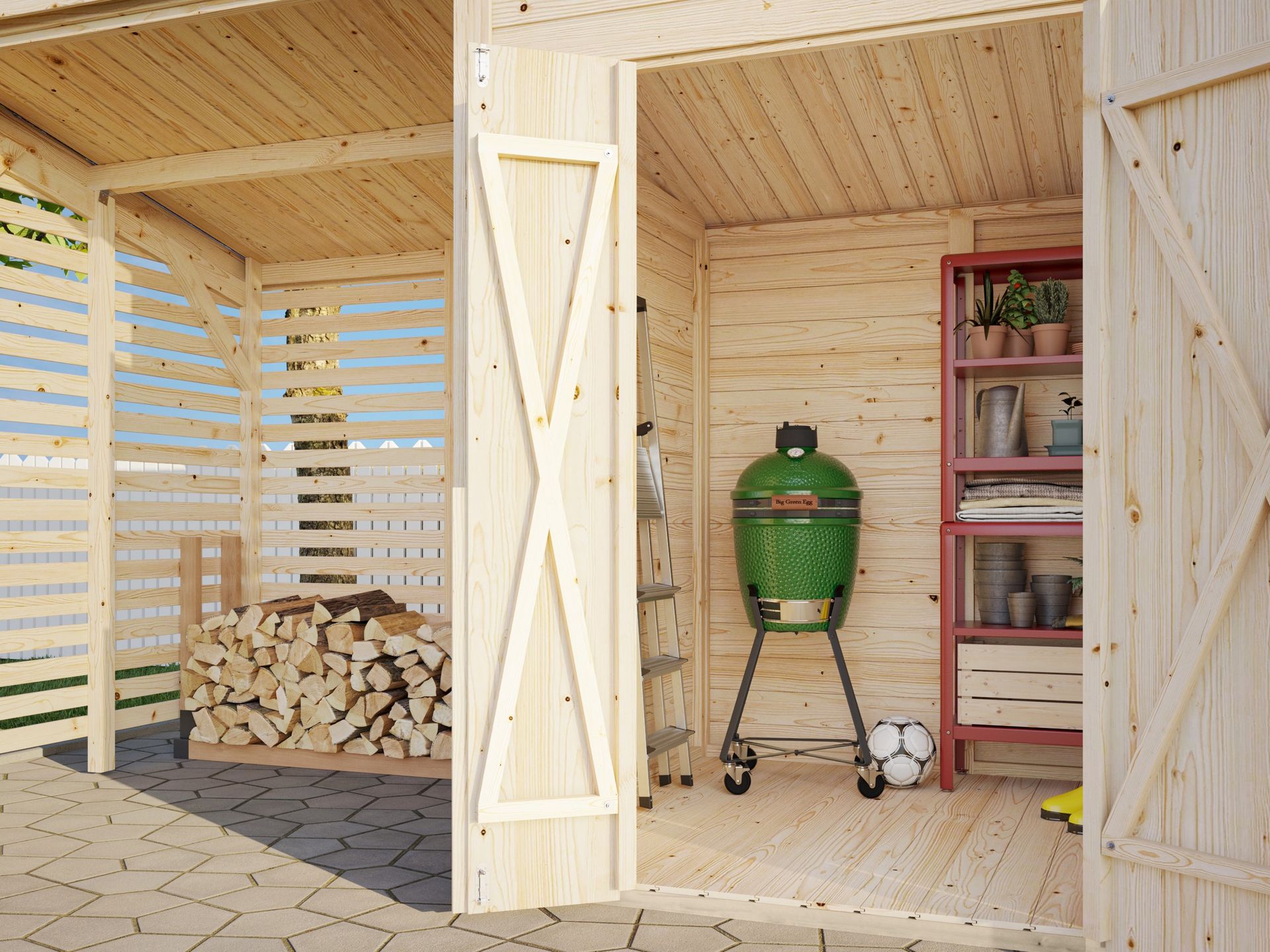Rangement & stockage - Palmako - LEIF 3,0+2,9 m² - 16+32mm – Image 3