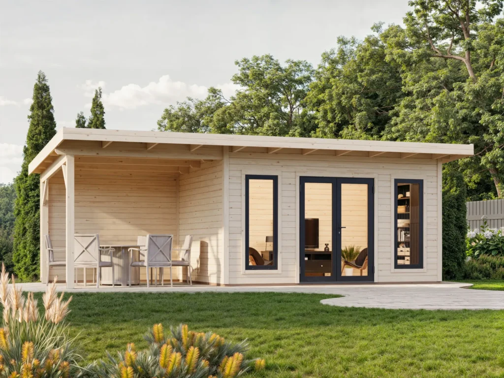 Abris modernes - Palmako - AURELIA 12,7+7,9 m² - 44mm