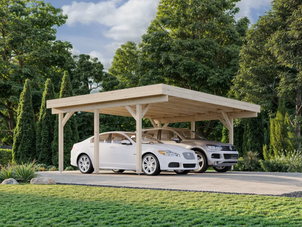 Carports – Palmako – KARL 20,6 m² – 555*372*244cm