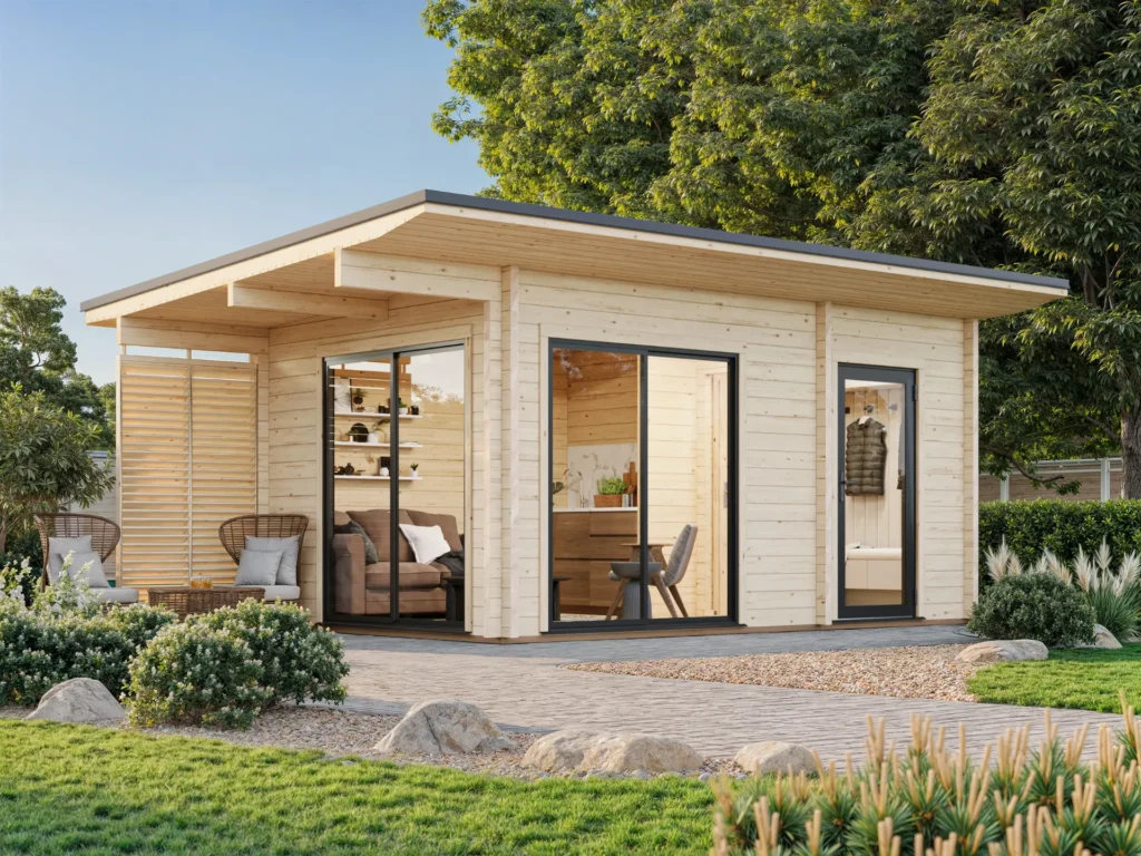 Studios de jardin  - Palmako - CECILIA 14,2 m² SLIDE PLUS - 70mm