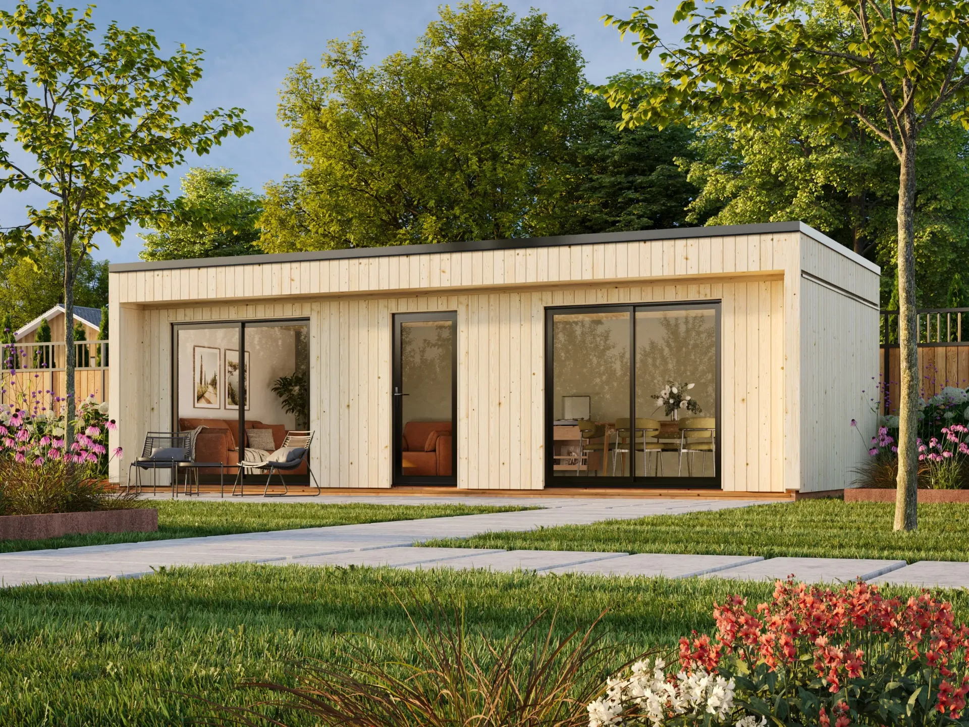 TINY HOUSE - Palmako - JOHANNA 31,8 m² - Ossature bois+bardage